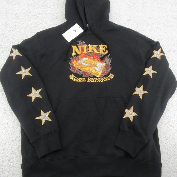 Nike NSW Club 3rd Coast Graphic Basketball Hoodie Men's Size XL NEW - Picture 4 of 15